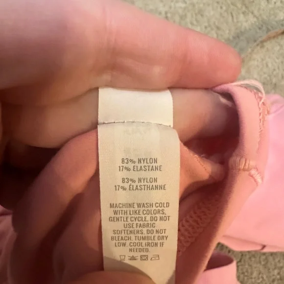 Aerie Offline Pink Activewear Mini Dress Built In Shorts Open Back Pickleball M - Picture 9 of 9